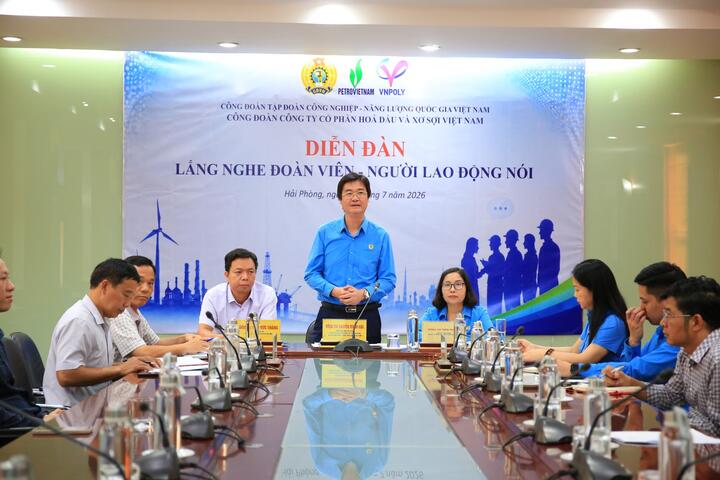 Công đoàn VNPOLY tổ chức Diễn đàn “Lắng nghe đoàn viên – Người lao động nói”