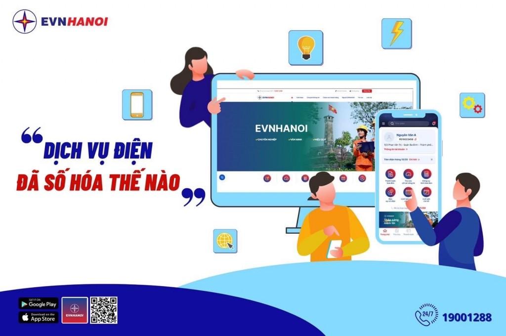 EVNHANOI: Công nghệ số giúp khách hàng dễ tiếp cận dịch vụ điện