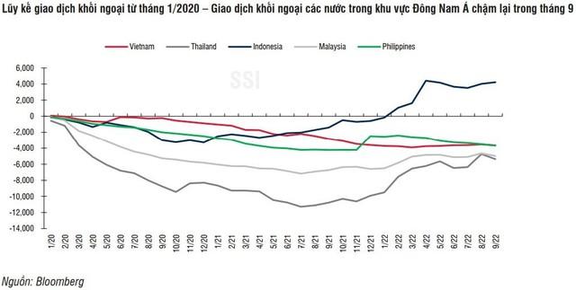 Định giá thị trường chứng khoán Việt Nam xuống mức thấp có thể khiến dòng tiền chủ động giải ngân thăm dò - Ảnh 2.