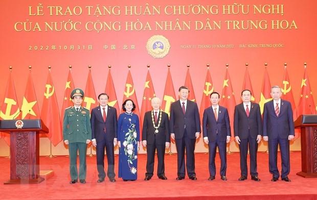 Trung Quoc trao Huan chuong Huu nghi tang Tong Bi thu Nguyen Phu Trong hinh anh 8