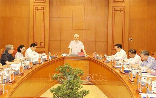 Tổng Bí thư Nguyễn Phú Trọng: Hành động mạnh mẽ, khẩn trương hơn nữa trong phòng, chống tham nhũng, tiêu cực - Ảnh 1.