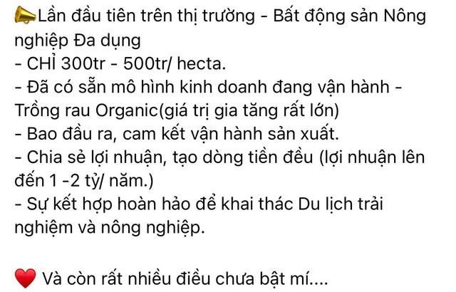 Thị trường xuất hiện chào bán loại đất nền lạ, bỏ ra nửa tỷ đồng, cam kết vận hành sản xuất, chia sẻ lợi nhuận 1-2 tỷ đồng/năm - Ảnh 1.