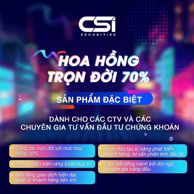 CSI ra mắt chương trình Hoa hồng trọn đời 70% - Ảnh 1.