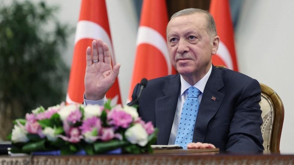 Tổng thống Recep Tayyip Erdogan tham dự buổi lễ. Ảnh: Văn phòng Tổng thống Thổ Nhĩ Kỳ