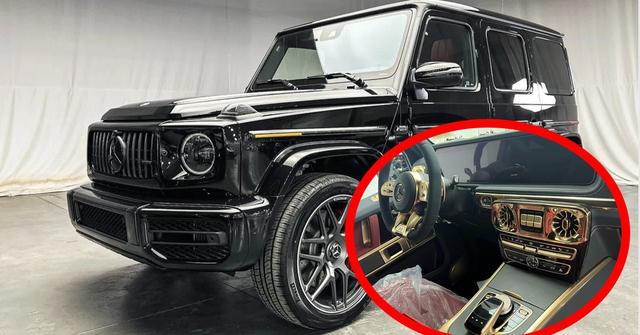 Vừa nhận xe từ đại lý, đại gia Hà Nội chi 700 triệu mang Mercedes-AMG G 63 phiên bản đặc biệt giá gần 13 tỷ đi mạ vàng