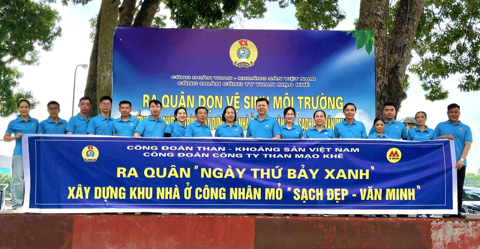 Ra quân “Ngày thứ bảy xanh” xây dựng khu nhà ở công nhân mỏ