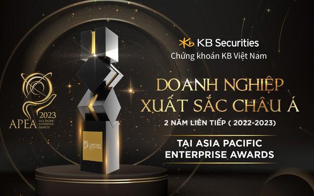 Chứng khoán KB Việt Nam thắng giải quốc tế, lọt top 10 thị phần HNX