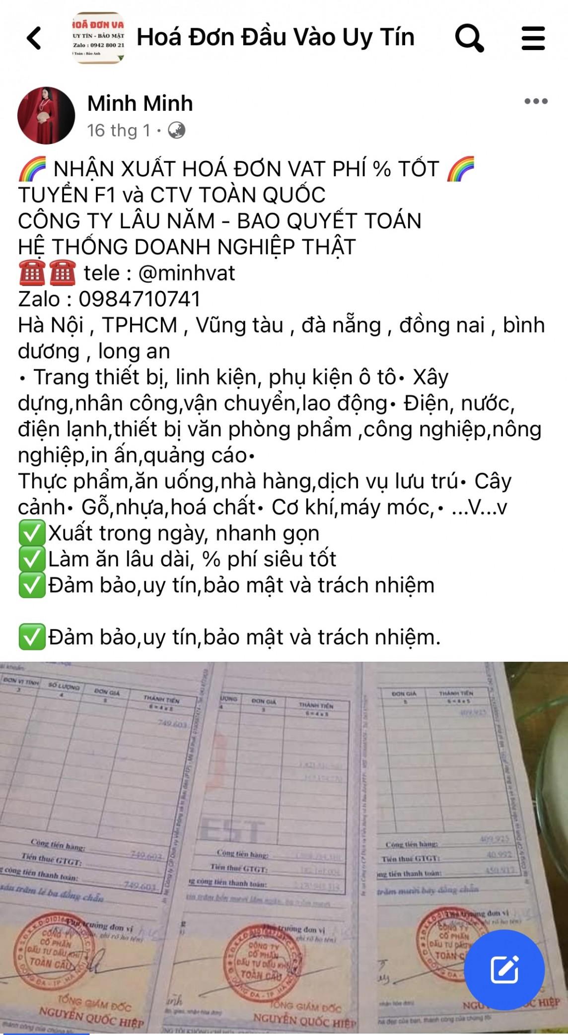 Nhức nhối mua bán hóa đơn trái phép trên mạng: Bộ Tài chính liệu có bó tay?