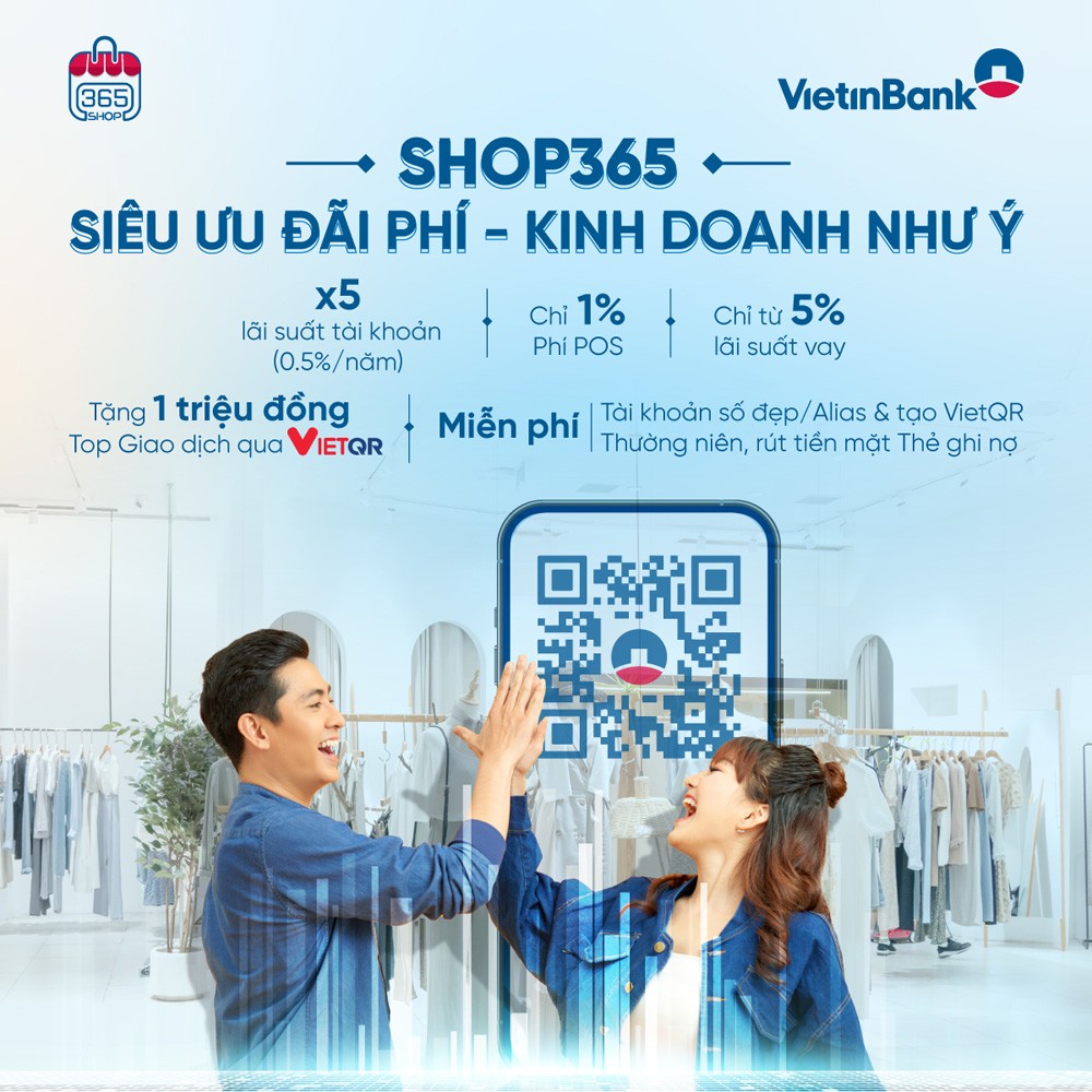 VietinBank ra mắt sản phẩm dành riêng cho khách hàng kinh doanh và tặng ưu đãi đến 1.000.000 VNĐ