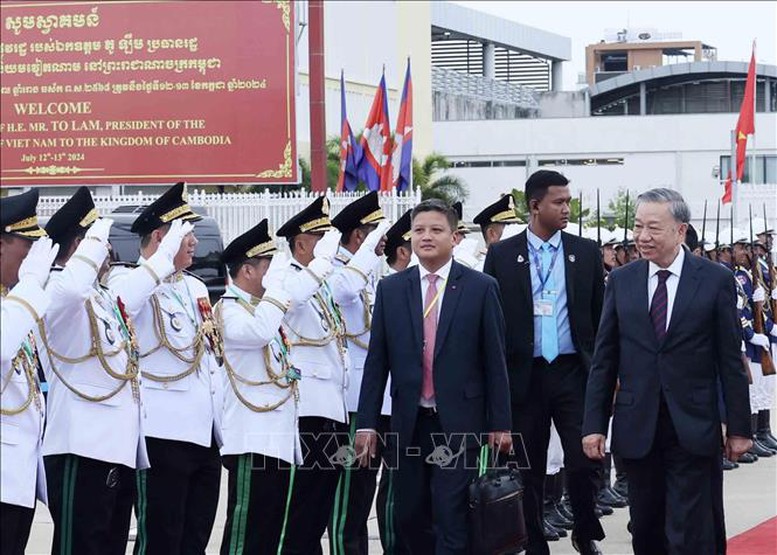 Chủ tịch nước Tô Lâm kết thúc tốt đẹp chuyến thăm cấp Nhà nước tới Campuchia- Ảnh 1.