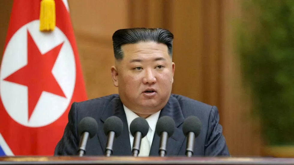 Nhà lãnh đạo Triều Tiên Kim Jong Un phát biểu tại Bình Nhưỡng. Ảnh: AFP Nhà lãnh đạo Triều Tiên Kim Jong Un phát biểu tại Bình Nhưỡng. Ảnh: AFP