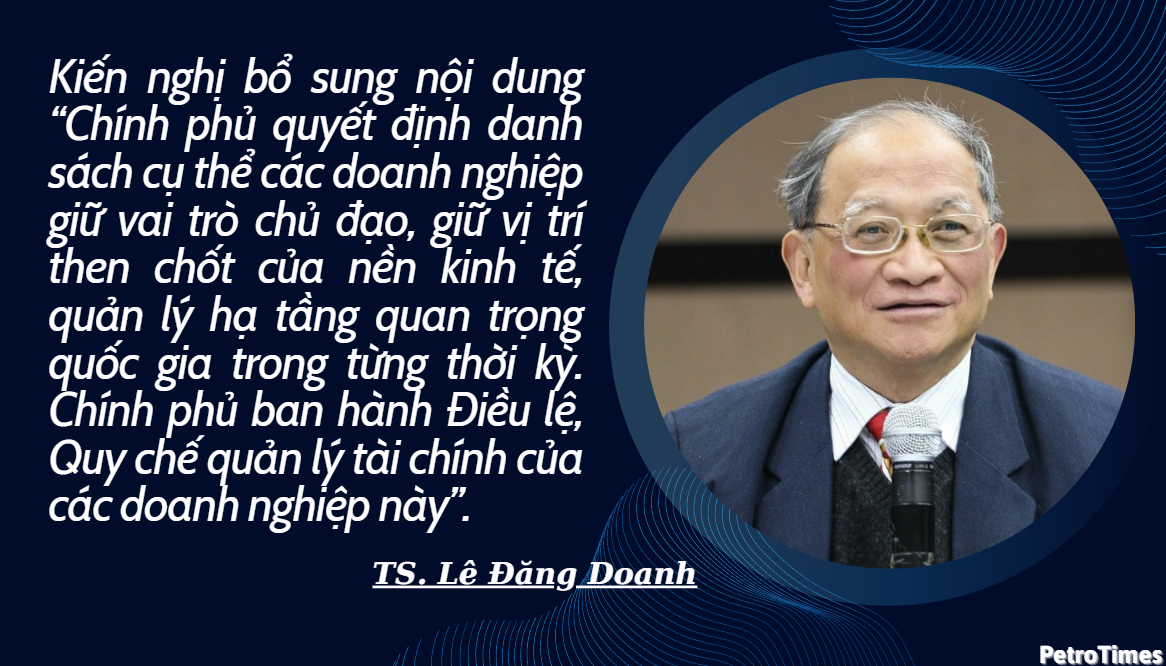 Kiến nghị giao Chính phủ ban hành cơ chế đặc thù cho các Tập đoàn chủ đạo trong nền kinh tế