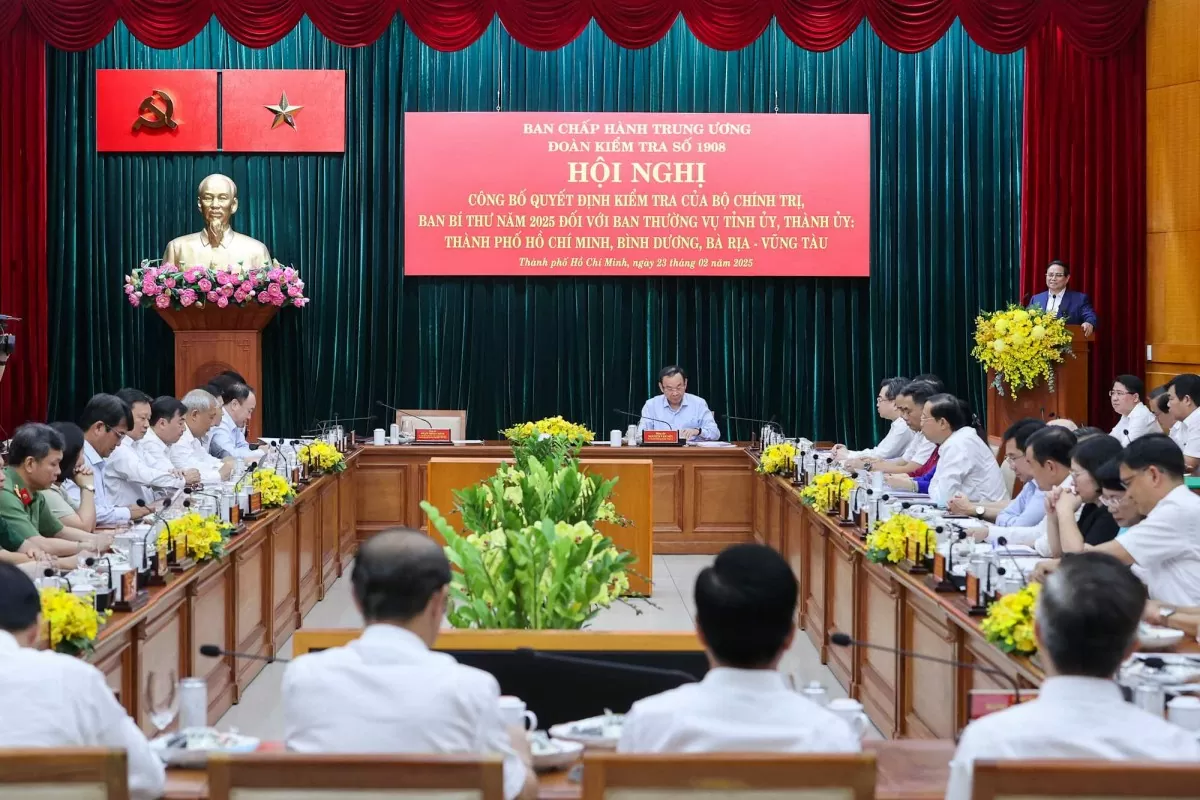 Kiểm tra Ban Thường vụ Thành ủy, Tỉnh ủy 3 địa phương