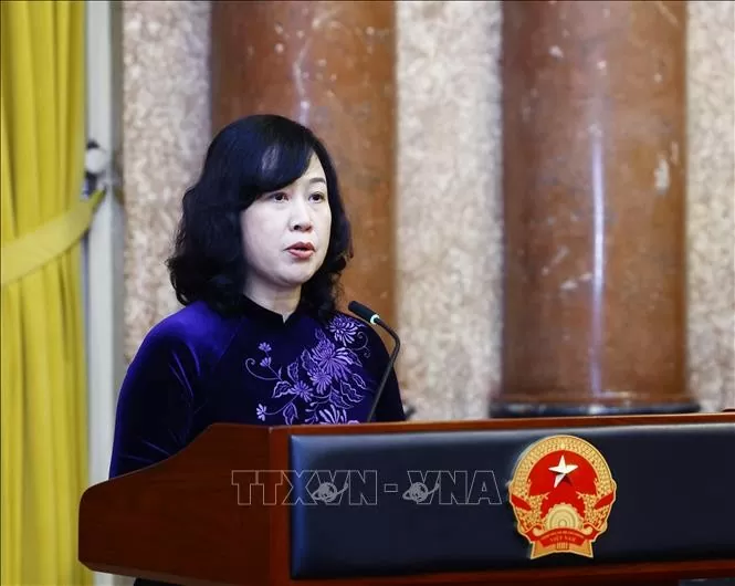 Bộ trưởng Bộ Y tế Đào Hồng Lan phát biểu. Ảnh: Lâm Khánh/TTXVN Bộ trưởng Bộ Y tế Đào Hồng Lan phát biểu. Ảnh: Lâm Khánh/TTXVN
