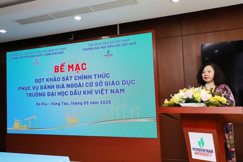 Bế mạc đợt khảo sát chính thức của Đoàn chuyên gia đánh giá ngoài tại Trường Đại học Dầu khí Việt Nam