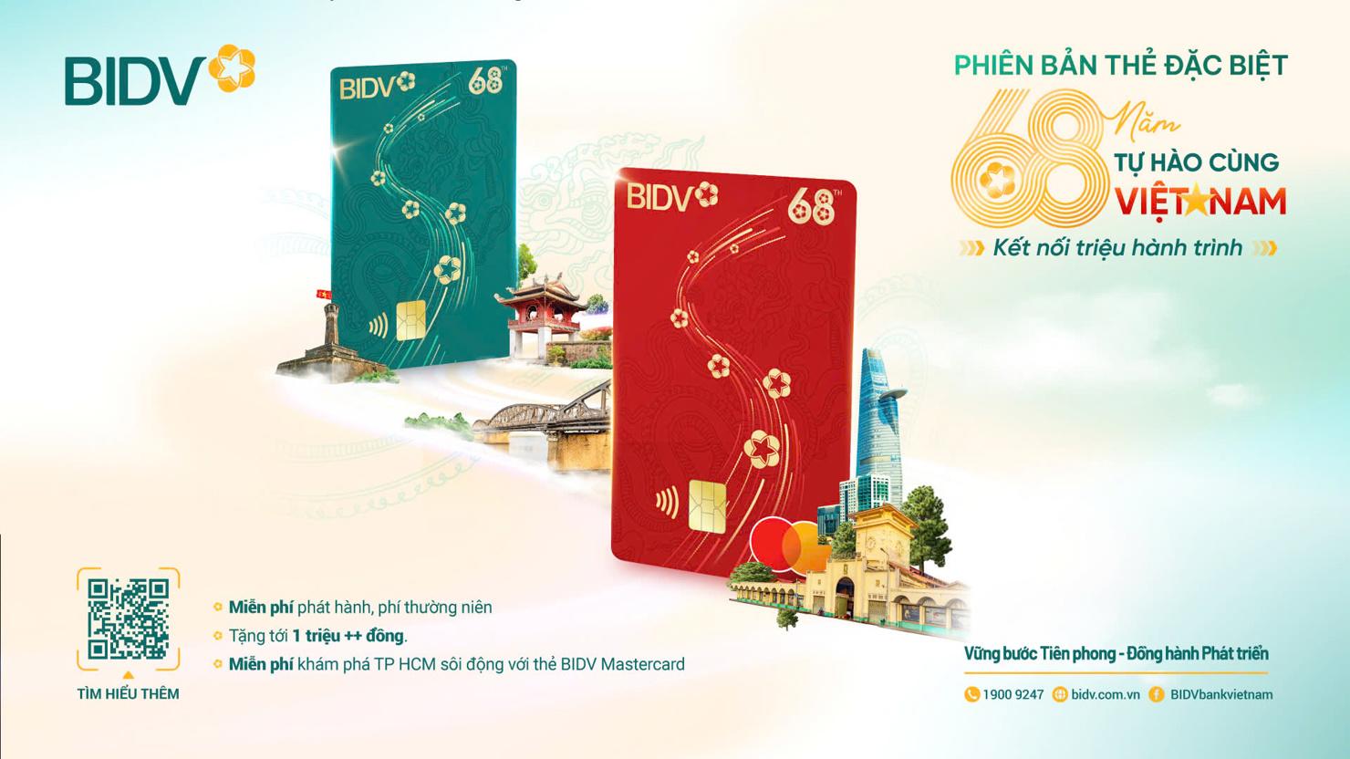 68 Năm BIDV: Tự h&agrave;o c&ugrave;ng Việt Nam - Kết nối triệu h&agrave;nh tr&igrave;nh. Ảnh: BIDV