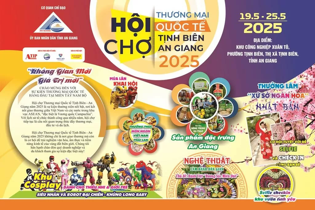 Hội chợ Tịnh Biên - An Giang: Đưa hàng Việt vươn qua cửa ngõ biên giới Hội chợ Tịnh Biên - An Giang: Đưa hàng Việt vươn qua cửa ngõ biên giới