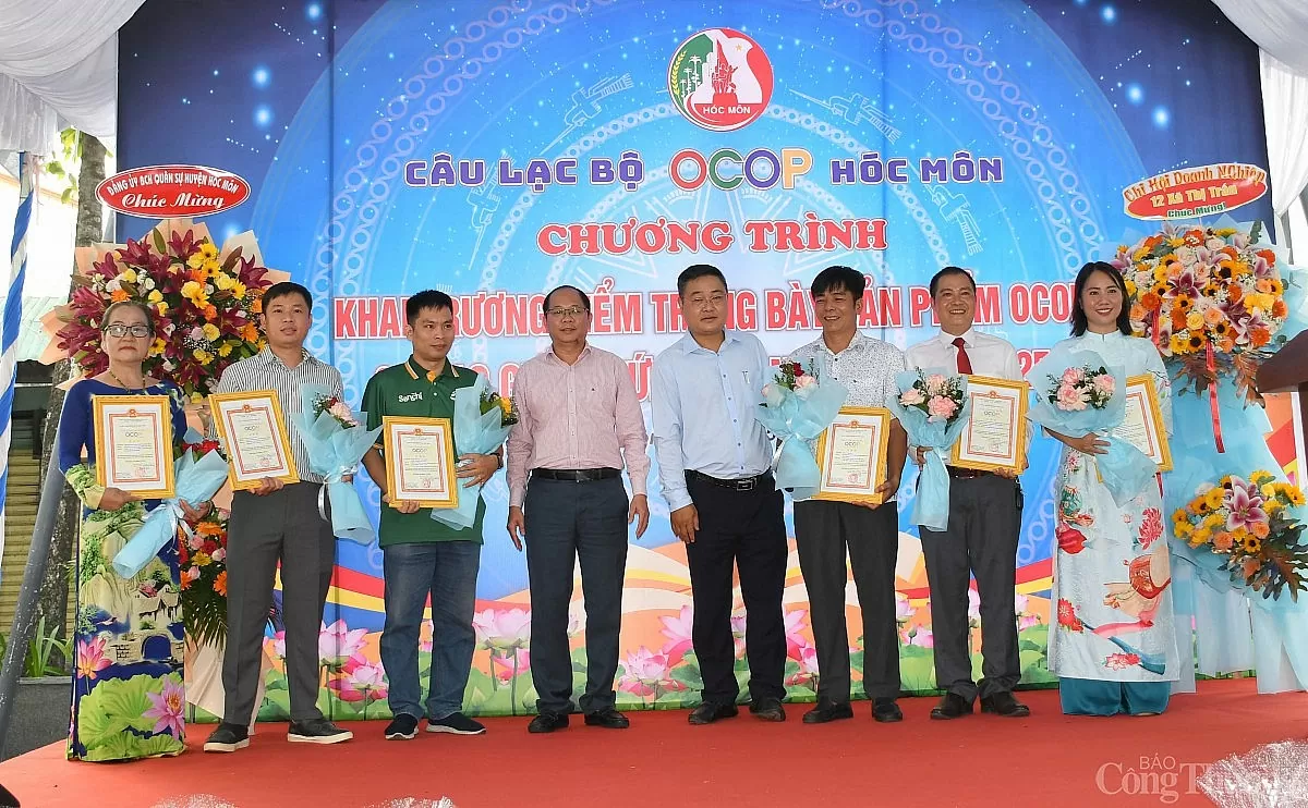 TP. Hồ Chí Minh: Trao chứng nhận 20 sản phẩm OCOP 3 sao