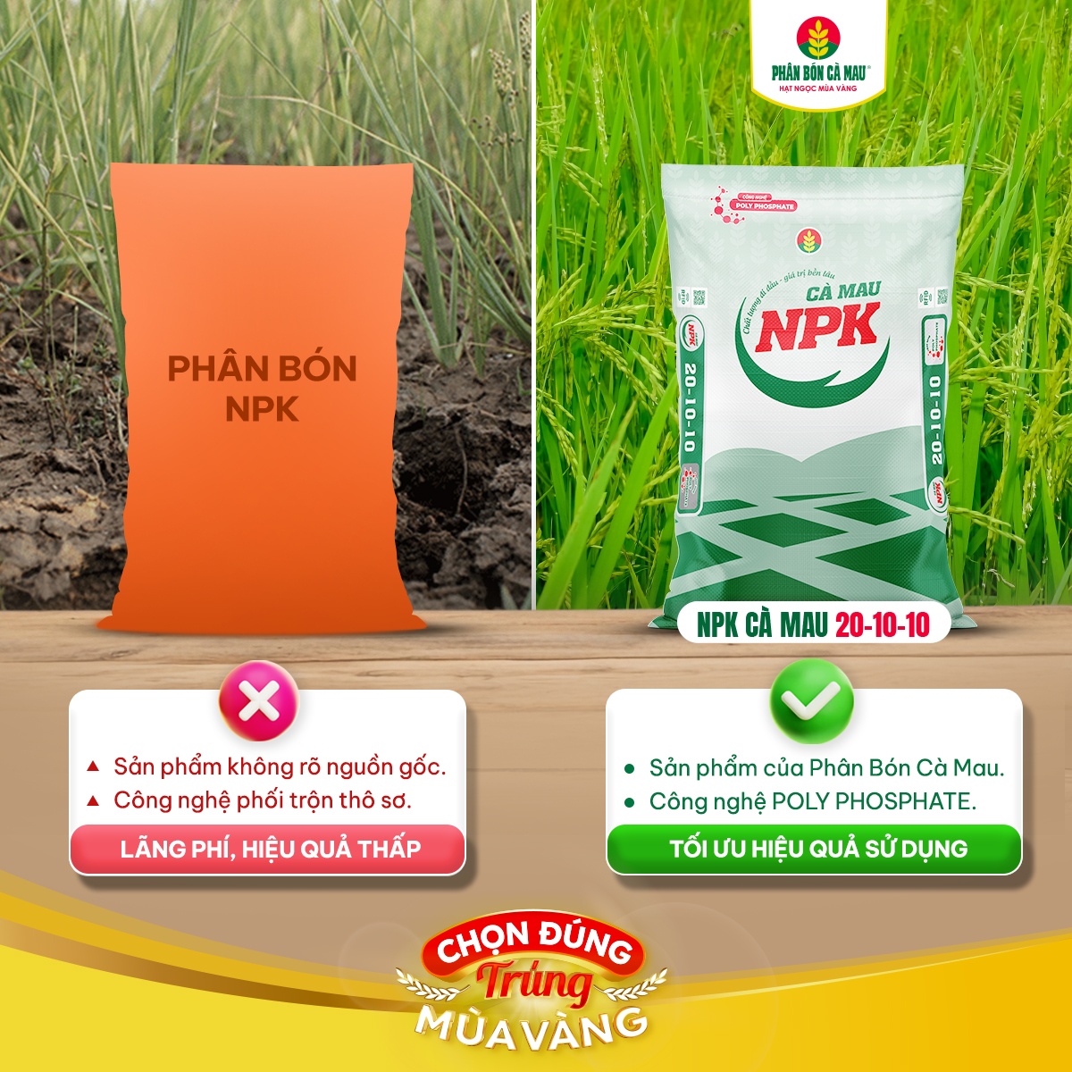NPK Cà Mau 20-10-10: Chọn đúng, trúng “mùa vàng” với tổng giá trị giải thưởng trên 21 tỷ đồng