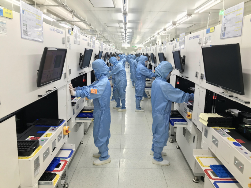 Sản xuất và xuất khẩu các sản phẩm Môdun Camera và linh kiện điện tử tại Công ty TNHH MCNEX VINA