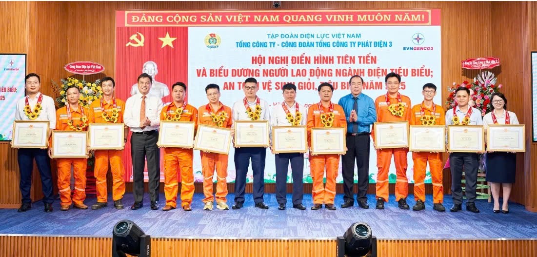 EVNGENCO3 động viên người lao động nhân Tháng Công nhân năm 2025