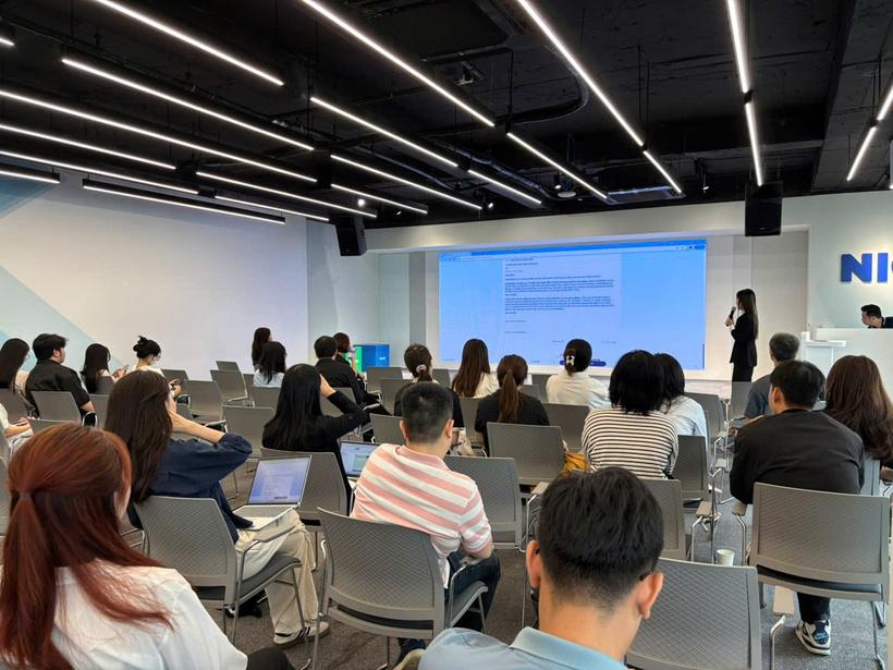 Chuỗi hội thảo chuyên đề “ESG - Chuyển đổi số - Đổi mới sáng tạo - Tài chính xanh”. Ảnh: Thanh Hoa