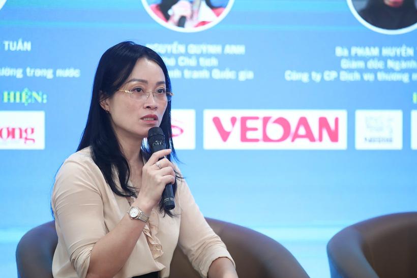 Bà Nguyễn Quỳnh Anh, Phó Chủ tịch  Uỷ ban cạnh tranh quốc gia (Bộ Công Thương). Ảnh: Nam Nguyễn