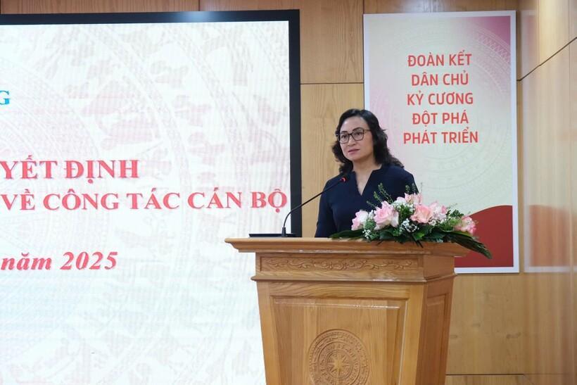 Thứ trưởng Phan Thị Thắng phát biểu. Ảnh: Lê An