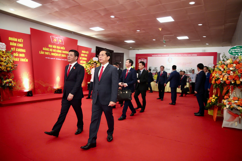 Ủy viên Trung ương Đảng, Uỷ viên Ban Thường vụ Đảng uỷ Chính phủ, Phó Thủ tướng Chính phủ dự Đại hội đại biểu Đảng bộ Bộ Công Thương lần thứ nhất, nhiệm kỳ 2025 - 2030