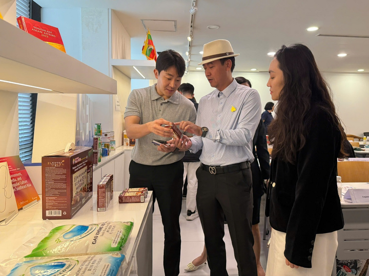 Các doanh nghiệp Hàn Quốc tham dự các hội thảo, chương trình giao thương với các doanh nghiệp của Đoàn đều đánh giá cao những triển vọng kinh doanh và đầu tư với Việt Nam. Ảnh: Thu Thuỷ