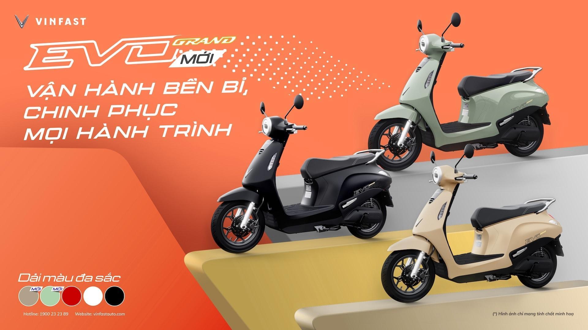 VinFast Evo Grand 2025 có thiết kế thời trang, pin khoẻ.