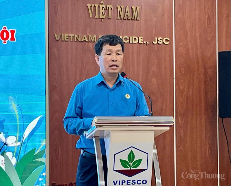 Ông Nguyễn Huy Thông, Chủ tịch Công đoàn Công nghiệp Hóa chất Việt Nam