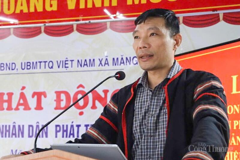 Ông Phạm Xuân Quang, Chủ tịch UBND xã Măng Ri