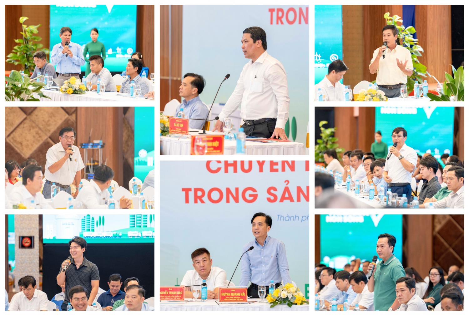 Giám đốc Sở Công Thương TP Cần Thơ Hà Vũ Sơn điều hành phiên thảo luận và Lãnh đạo PV GAS trả lời, làm rõ các thắc mắc của các doanh nghiệp liên quan đến các giải pháp năng lượng mà PV GAS cung cấp