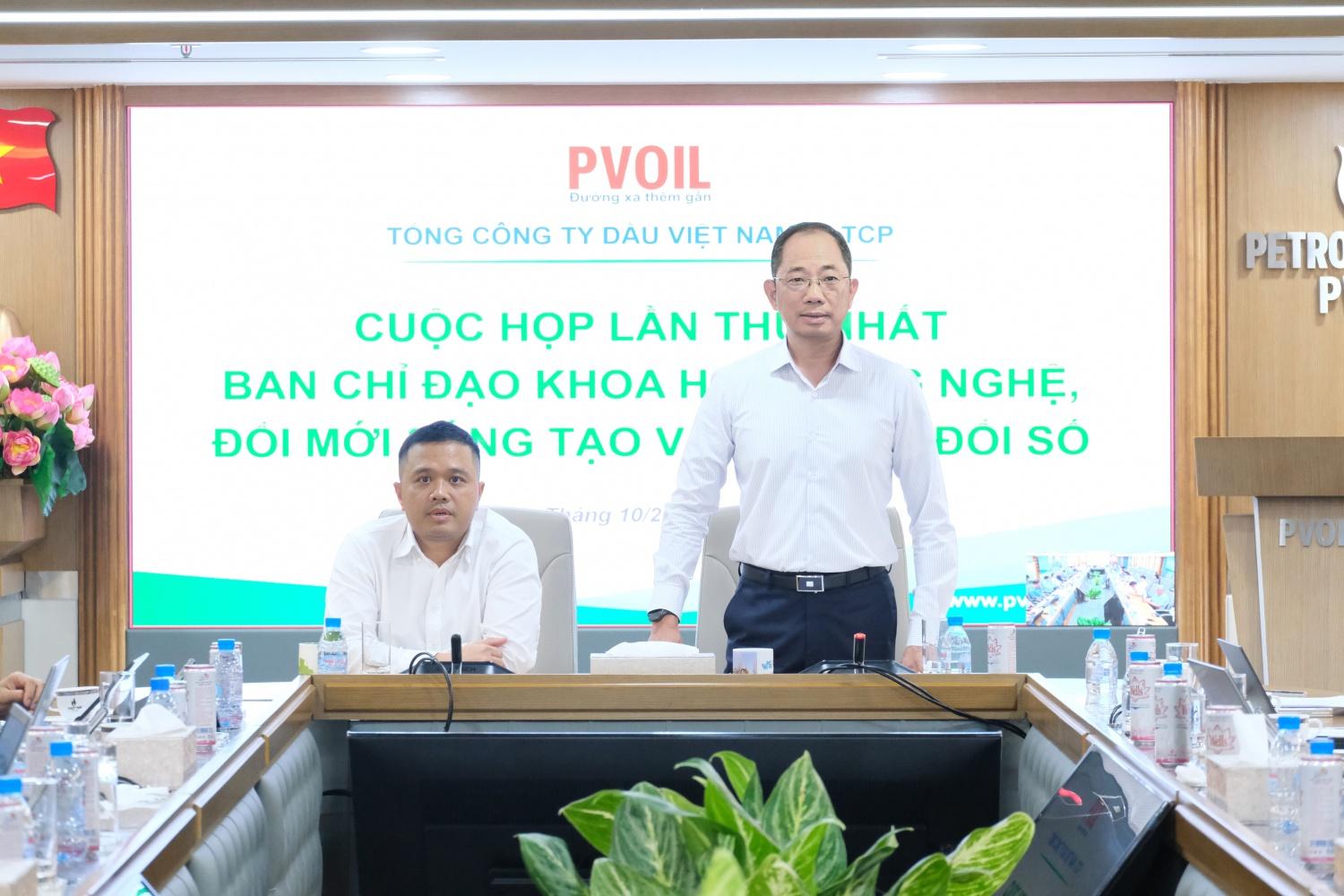 Ông Cao Hoài Dương – Bí thư Đảng ủy, Chủ tịch HĐQT Tổng công ty, Trưởng Ban chỉ đạo KHCN, ĐMST và CĐS của PVOIL Ông Cao Hoài Dương – Bí thư Đảng ủy, Chủ tịch HĐQT Tổng công ty, Trưởng Ban chỉ đạo KHCN, ĐMST và CĐS của PVOIL