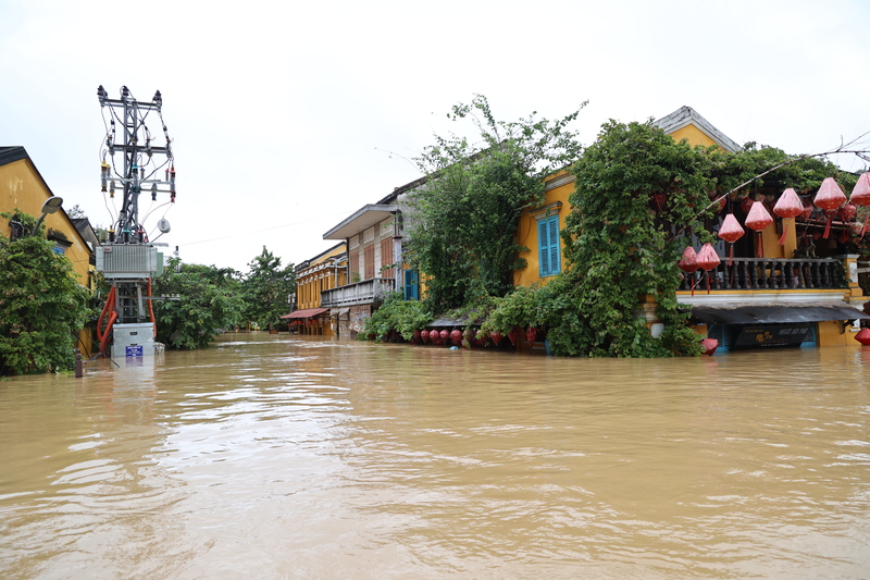 TP. Đà Nẵng hiện là địa phương chịu ảnh hưởng nặng nề nhất của đợt mưa lũ. Ảnh: Bình An