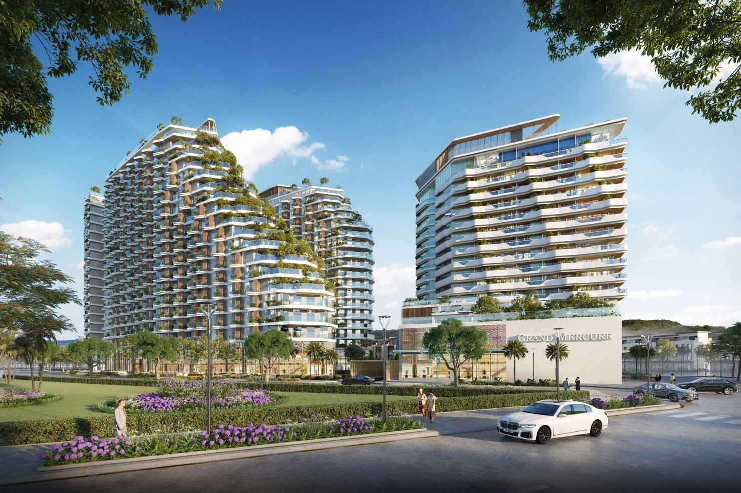 Tổ hợp khách sạn 5 sao Grand Mercure là một trong những công trình trọng điểm đón APEC 2027.