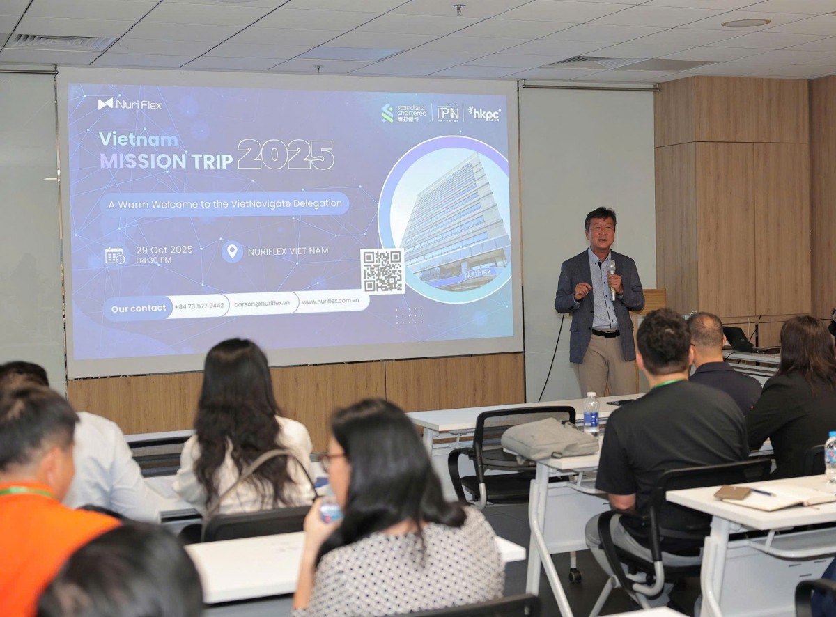 Hợp tác hướng tới tương lai xanh - Nuriflex Việt Nam gặp gỡ đoàn VietNavigate 2025 Hợp tác hướng tới tương lai xanh - Nuriflex Việt Nam gặp gỡ đoàn VietNavigate 2025