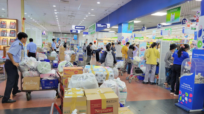 Co.opmart Quy Nhơn tiếp nhận lượng đơn hàng Online cao gấp nhiều lần so với ngày thường