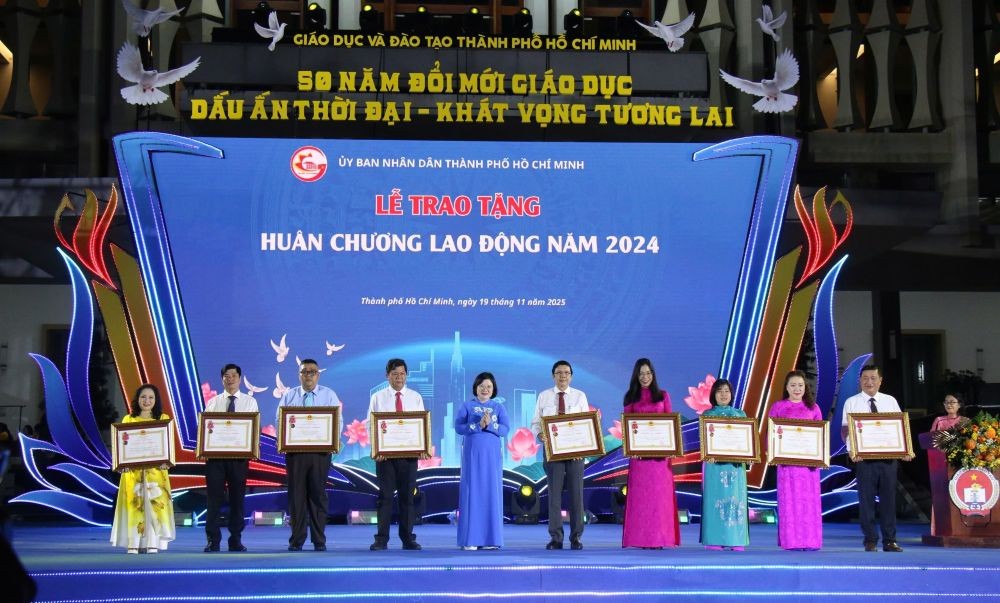 TP HCM vinh danh 50 Nhà giáo tiêu biểu vì sự nghiệp giáo dục