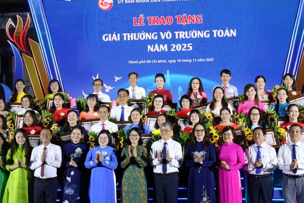 TP HCM vinh danh 50 Nhà giáo tiêu biểu vì sự nghiệp giáo dục