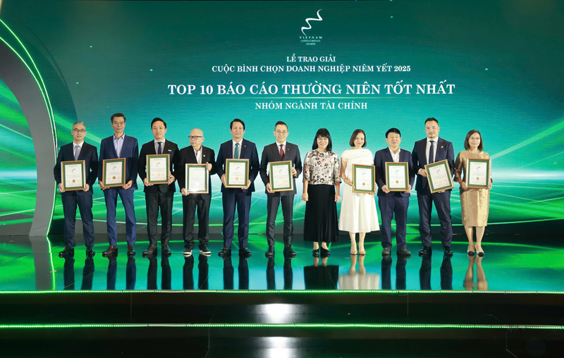 Top 10 các đơn vị đoạt giải.