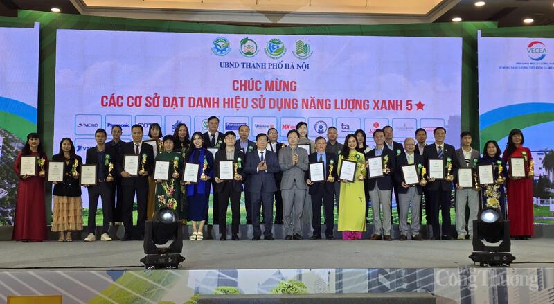 Các cơ sở sử dụng Năng lượng xanh 5 sao