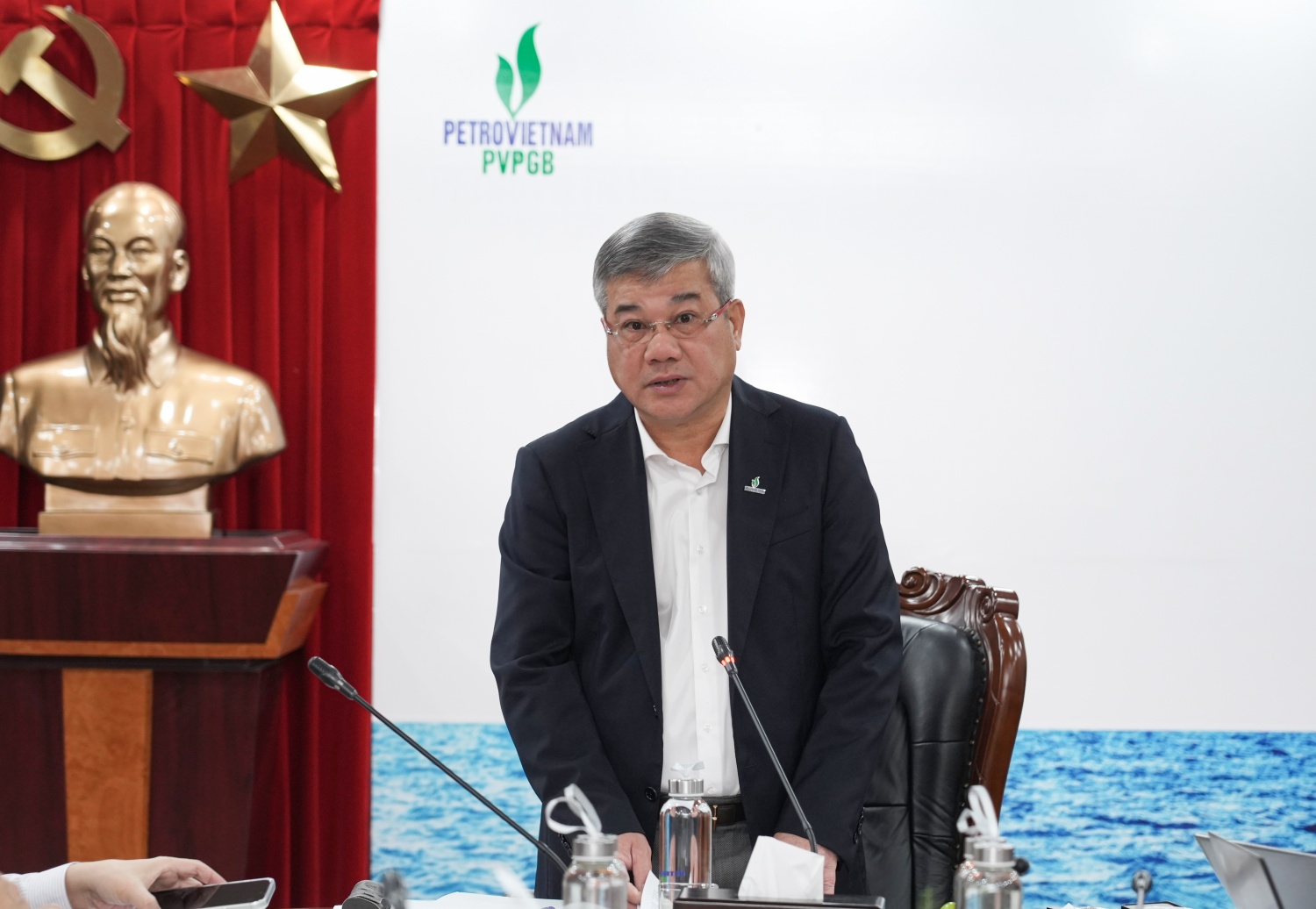 Đồng chí Đỗ Chí Thanh, Ủy viên BTV Đảng ủy, Phó Tổng Giám đốc Tập đoàn phát biểu chỉ đạo Hội nghị Đồng chí Đỗ Chí Thanh, Ủy viên BTV Đảng ủy, Phó Tổng Giám đốc Tập đoàn phát biểu chỉ đạo Hội nghị