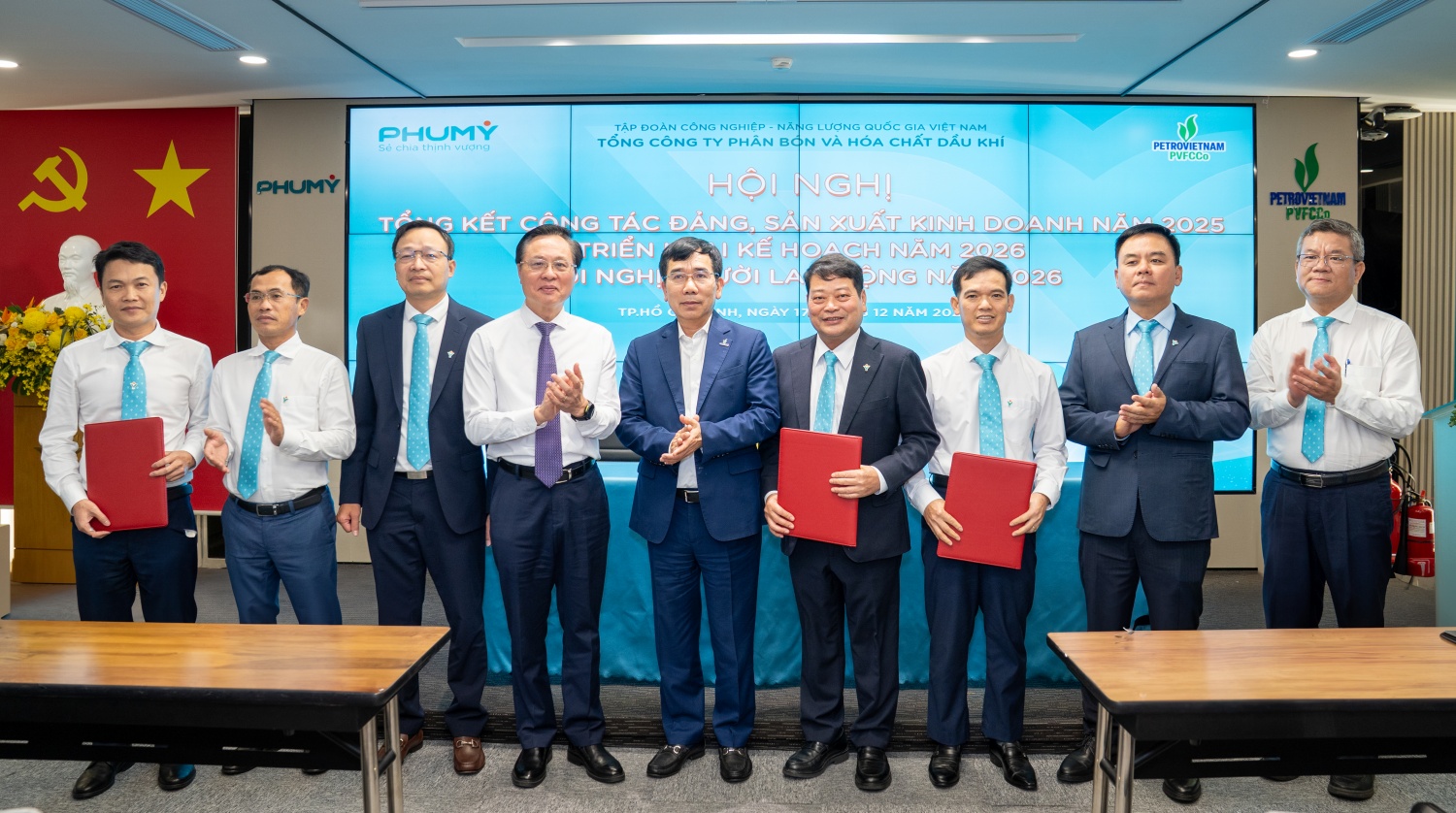 PVFCCo – Phú Mỹ xuất sắc hoàn thành toàn diện kế hoạch quản trị năm 2025 PVFCCo - Phú Mỹ hoàn thành toàn diện kế hoạch quản trị năm 2025
