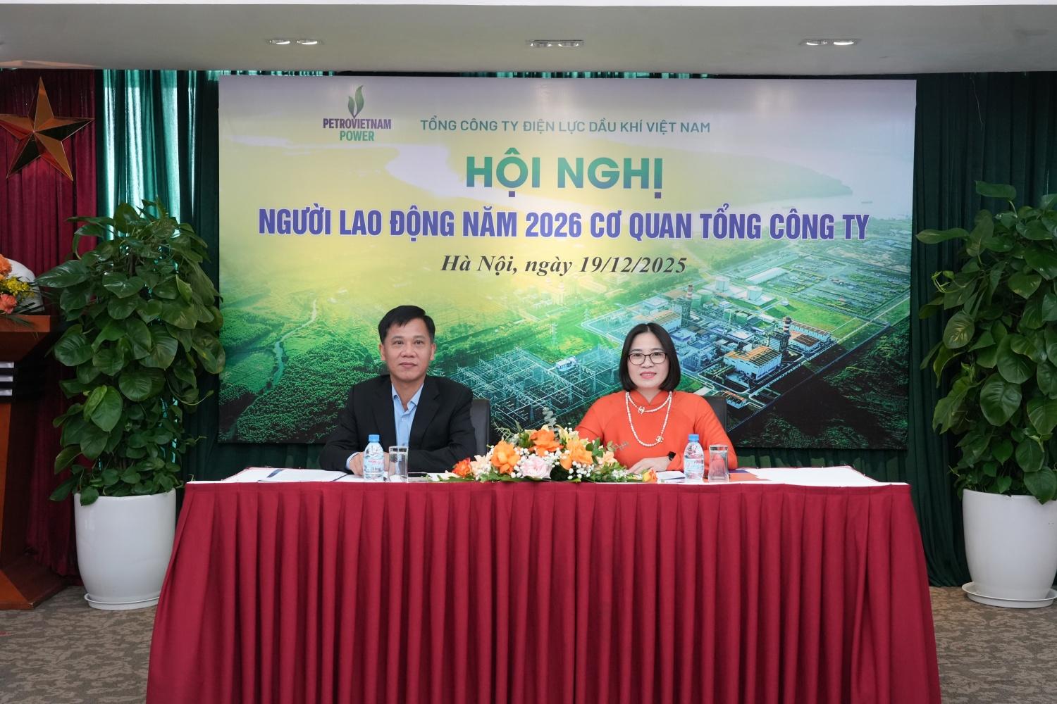 Hội nghị Người lao động Cơ quan PV Power năm 2025: Phát huy tinh thần dân chủ, đồng hành phát triển vì người lao động