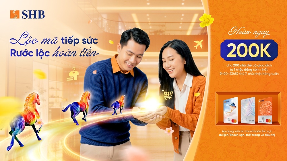 Khởi đầu năm mới, rinh ngay lộc lớn từ SHB với tổng giá trị quà tặng hơn 4,5 tỷ đồng