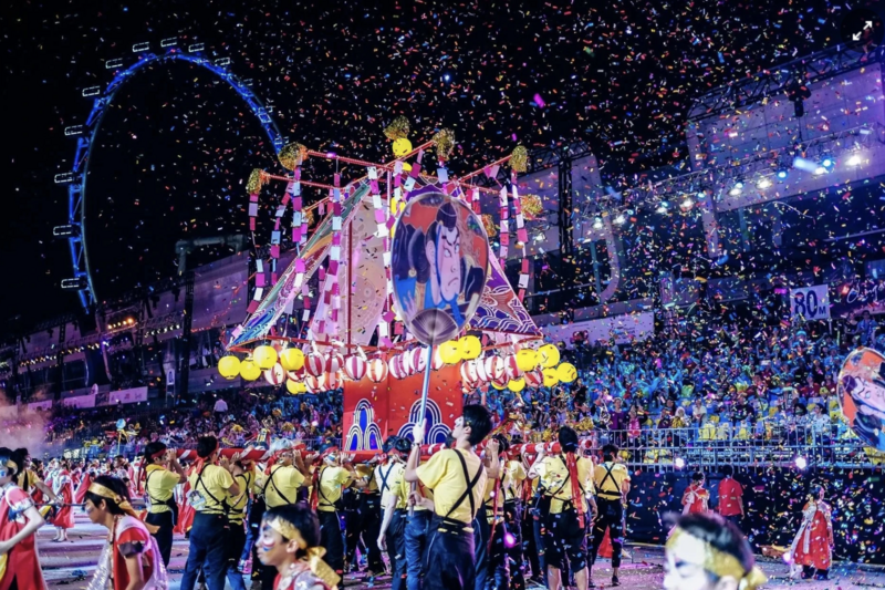 Sự kiện đường phố Chingay Parade trong dịp Tết Nguyên đán tại Singapore. Ảnh: Passion Chingay Club.