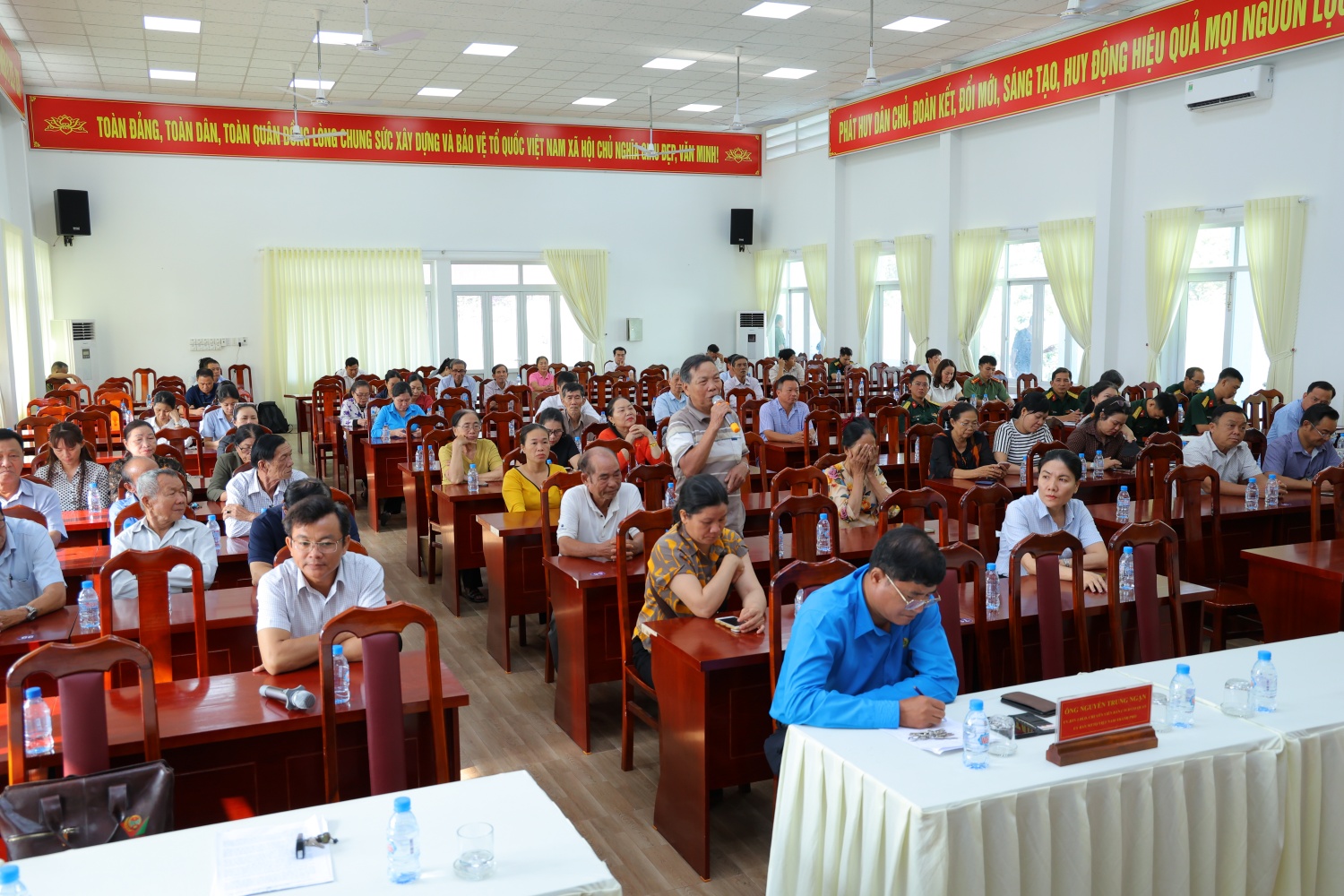 Cử tri phường Tân Thành ghi nhận đóng góp an sinh của Petrovietnam