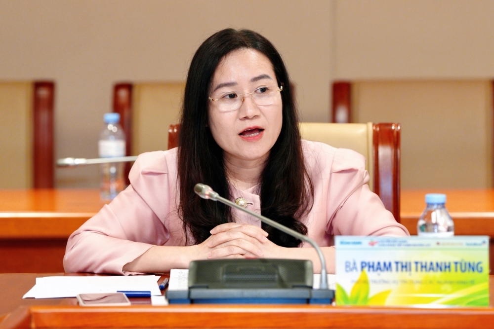 Bà Phạm Thị Thanh Tùng – Phó Vụ trưởng Vụ Tín dụng các ngành kinh tế, NHNN. Bà Phạm Thị Thanh Tùng – Phó Vụ trưởng Vụ Tín dụng các ngành kinh tế, NHNN.